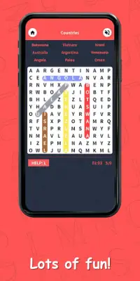 Word Search Puzzle Creator – Word Scramble Trivia Screen Shot 3