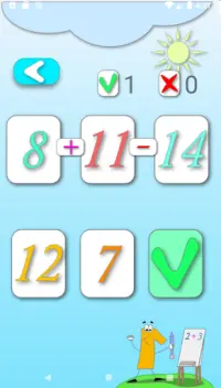Matemáticas: suma, resta, comparación hasta 100! Screen Shot 4