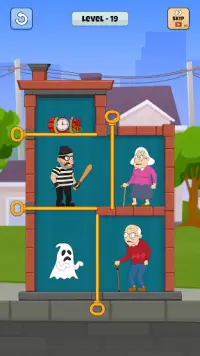 Rescue Granny- Home Pull Pin Puzzle Screen Shot 4