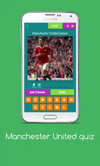 Manchester United quiz: Guess the Player Screen Shot 0