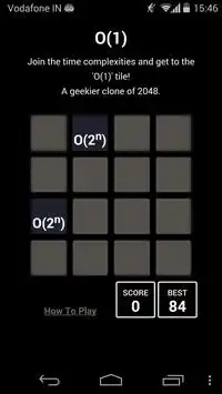 BigO - A Geeky 2048 Screen Shot 0