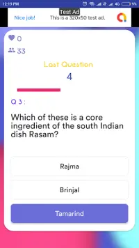 Quizza : Live Trivia (Global) Screen Shot 3