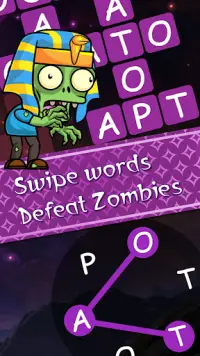 Words vs Zombies - fun word puzzle game Screen Shot 0