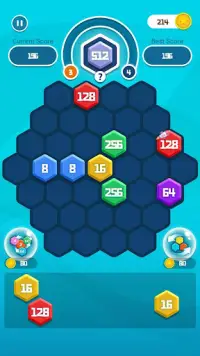 HexPuz - Hexa Merge Puzzle Screen Shot 5