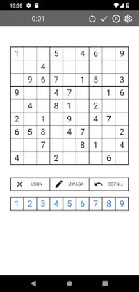 Sudoku: Łatwe do niemożliwego Screen Shot 4
