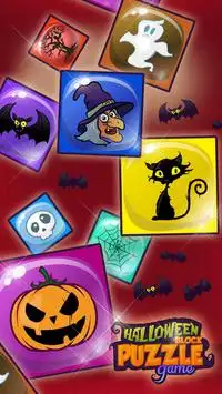 Halloween Games Block Puzzle 🎃 Scary Games Screen Shot 4