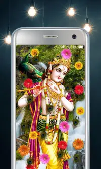 Lord Krishna Live Wallpaper Screen Shot 1