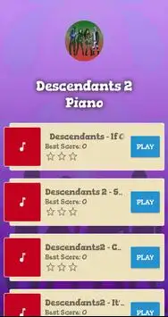 Piano Tuts - Descendant 2 Piano Tiles Game Screen Shot 0