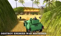Simulador jeep guerra ejército Screen Shot 1