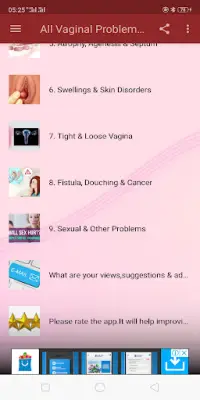 All Vaginal Problems & Solutions Screen Shot 2