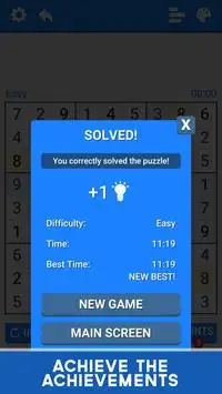 Sudoku Grátis - Jogos Clássicos de Quebra-Cabeça Screen Shot 4