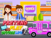 Pretend Play Office Life: Explore  Fun Town Screen Shot 4