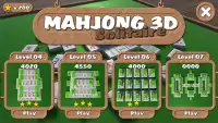 Mahjong 3D Solitaire Screen Shot 1