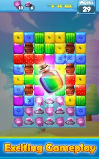 Fruit Block Blast - Cube Puzzle Legend Screen Shot 1
