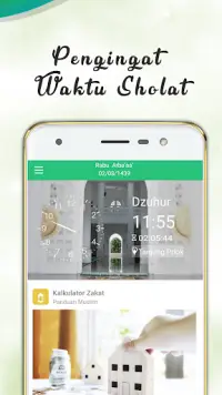 Panduan Muslim:  Waktu Shalat, Azan, Quran & Qibla Screen Shot 3