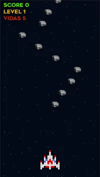 Rain of Asteroid Screen Shot 0