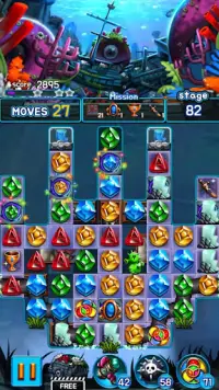 Jewel Kraken: Match3 puzzle Screen Shot 7