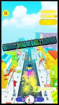 Subway Dragon ball surfer Z Screen Shot 0
