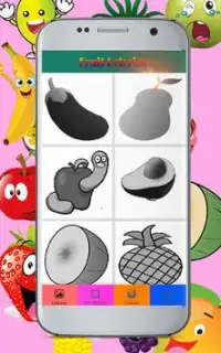 Draw Fruits in colors by Number Pixel Art Screen Shot 2