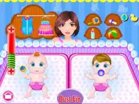 出生双子の女の子のゲーム Screen Shot 6