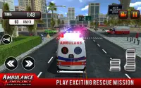 911 Ambulance City Rescue Game Screen Shot 1