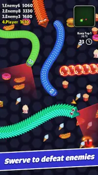 Worm io: Slither Snake Arena Screen Shot 18