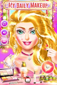 My Daily Makeup - Girls Fashion Game Screen Shot 3