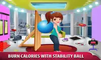Girls Fat To Fit Gym Workout: Body fitness Game Screen Shot 0