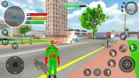 Police Robot Rope Hero Game 3d Screen Shot 1