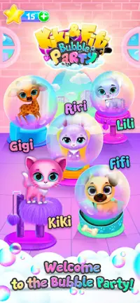 Kiki & Fifi Bubble Party Screen Shot 3