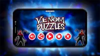 Venom super heroes puzzle man cartoon boy hero Screen Shot 0