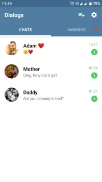 Fake Chat Messenger — TeleFake Screen Shot 0