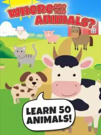 Where are the animals? - Educational Game for Kids Screen Shot 12