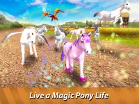 🐴🌈 ❤️❤️❤️ Magic Pony Kingdom: Animal Survival Screen Shot 8