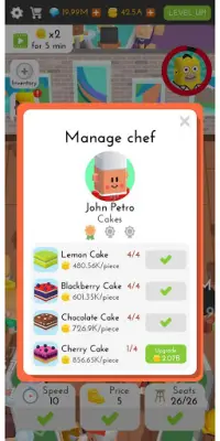 My Idle Cafe - Cooking Manager Simulator & Tycoon Screen Shot 4