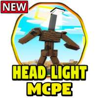 Head Light Horror Mod For Minecraft PE