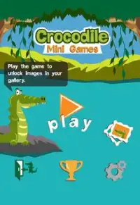 Crocodile Mini Games Screen Shot 0