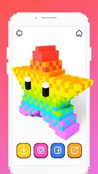 Color by Number 3D - Pixel Art Coloring Games Screen Shot 4