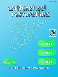 arithmetical restorations Screen Shot 4