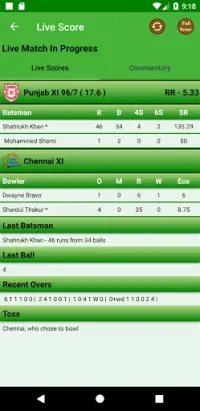 Live CricInfo - Live Cricket Scores Screen Shot 2