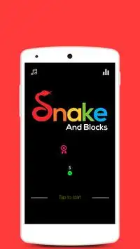 Snake And Blocks Screen Shot 1