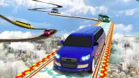Fast Car Racing Stunt Master: Limo Downhill Action Screen Shot 3