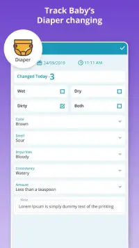Baby Care - Newborn Feeding, Diaper, Sleep Tracker Screen Shot 4
