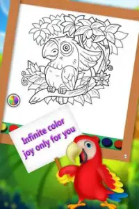 Buku Mewarnai Burung 2018! Game Paint Gratis Screen Shot 16