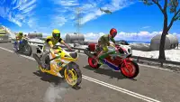 Moto de rua dublê de batalha piloto: moto de ataqu Screen Shot 9