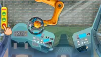 トラックメーカーの工場：車、ガレージでバスを建てる Screen Shot 3