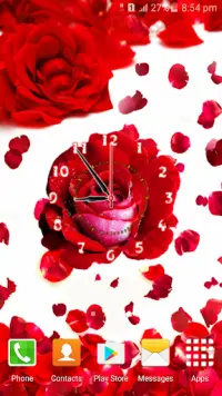 Rose Flower Clock Screen Shot 4