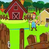 Ali Daddy's Farm Kids - Puzzle App Game For Kids