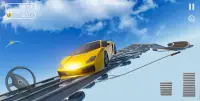 Stunts xe hơi 2019 - Tricky Track Stunt Car Game Screen Shot 2