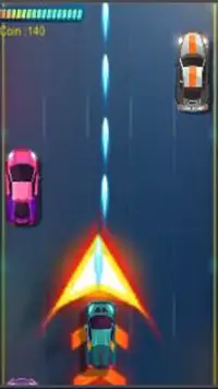 Cyber Road Racing Shooter Screen Shot 1